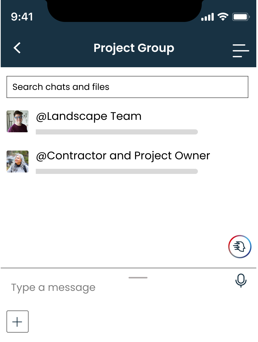 One project → too many chat groups → too many messages → still no clarity. - Mobiel -1