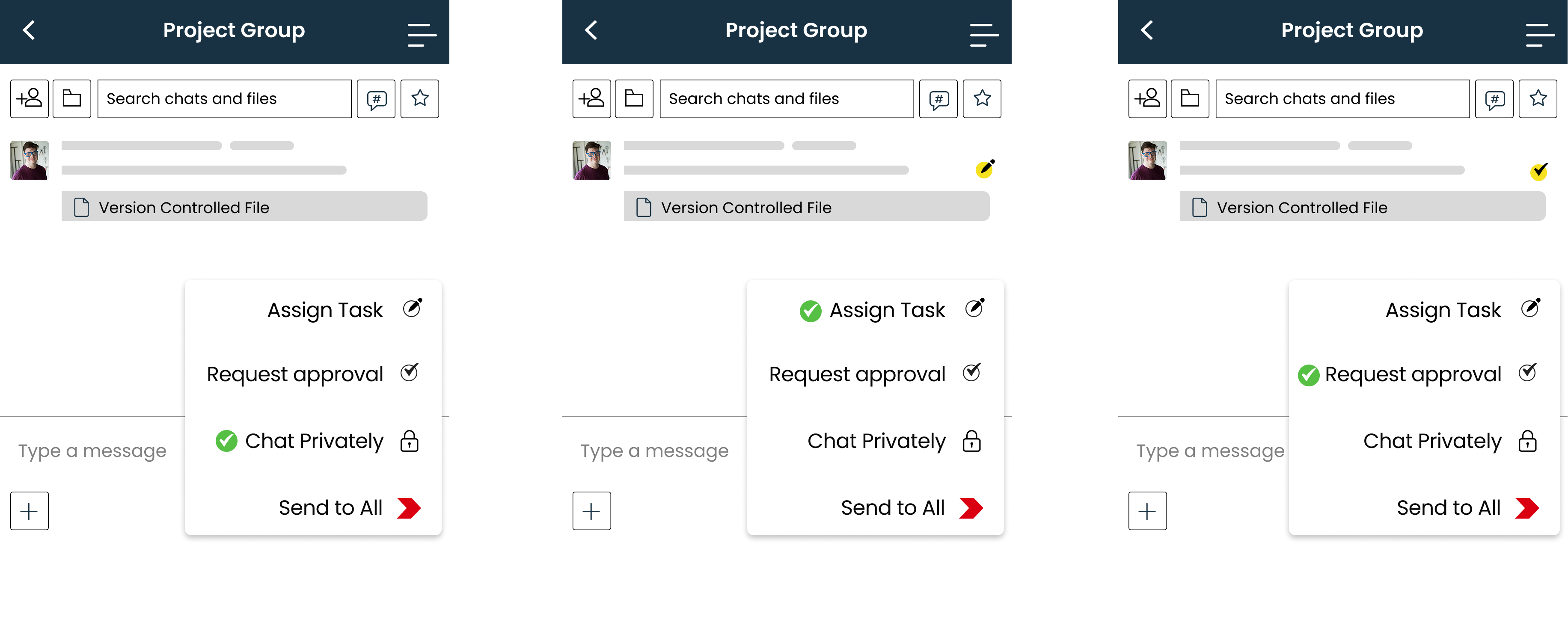 CDE built into everyday messaging - where work actually happens.