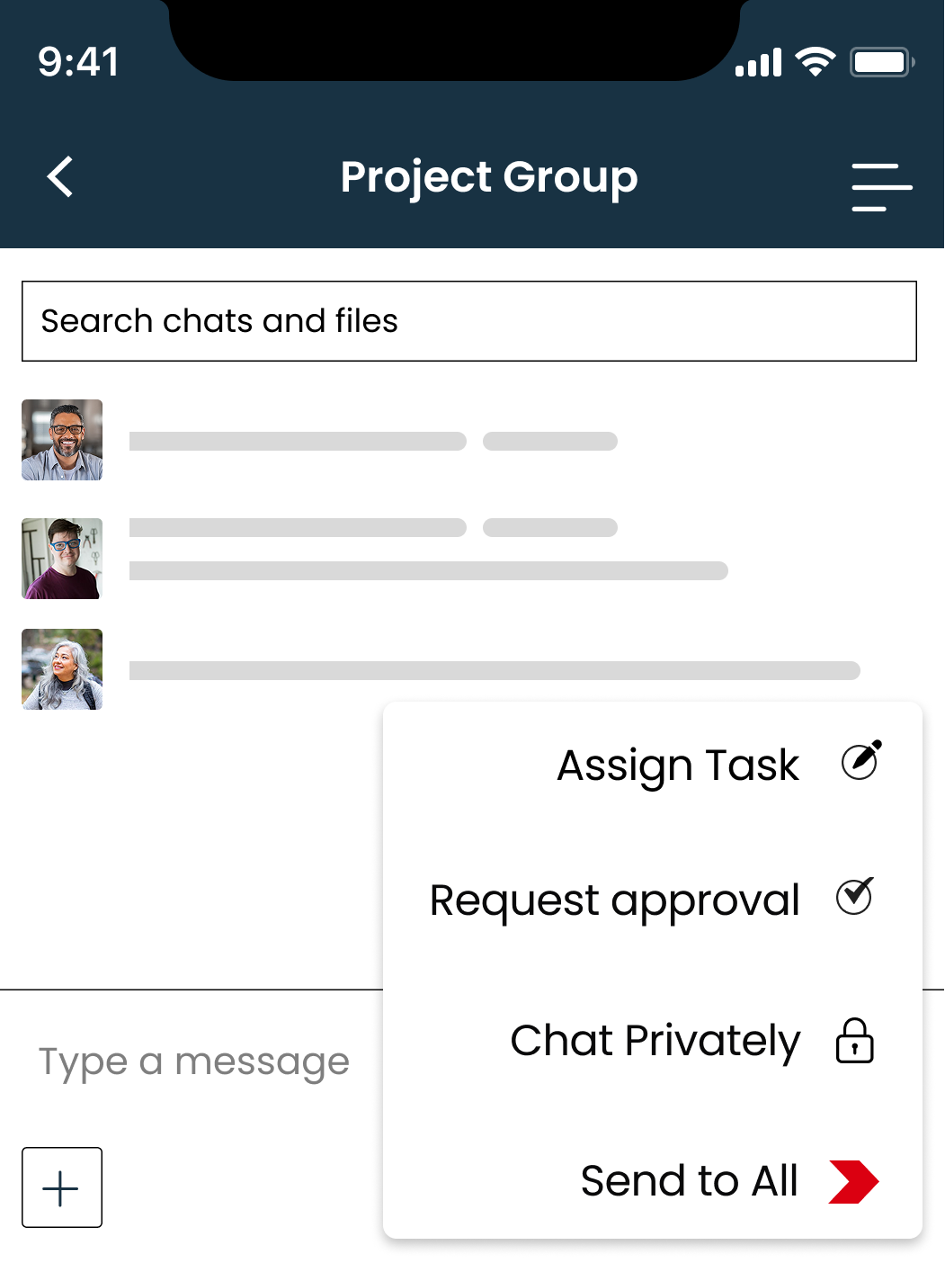Turn everyday chats into organised work. - 2