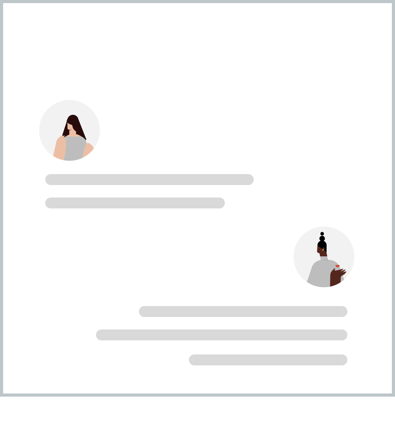 Keep everyone on the same page by organising group conversations. - Mobile 3