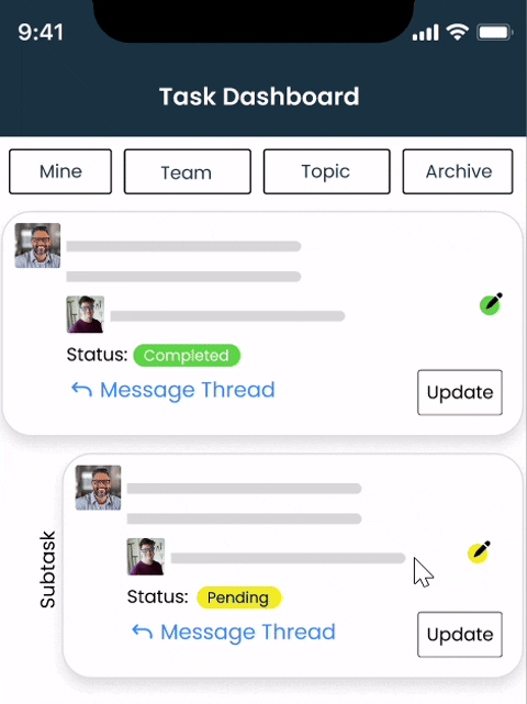 Know how your remote teams are performing in real time - Mobile