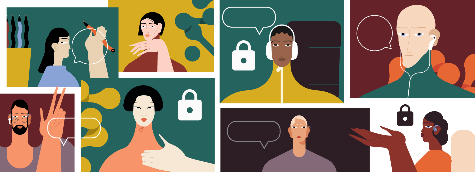 Arkchat messaging app: Corporates and institutions can communicate privately in chat groups. Web screen