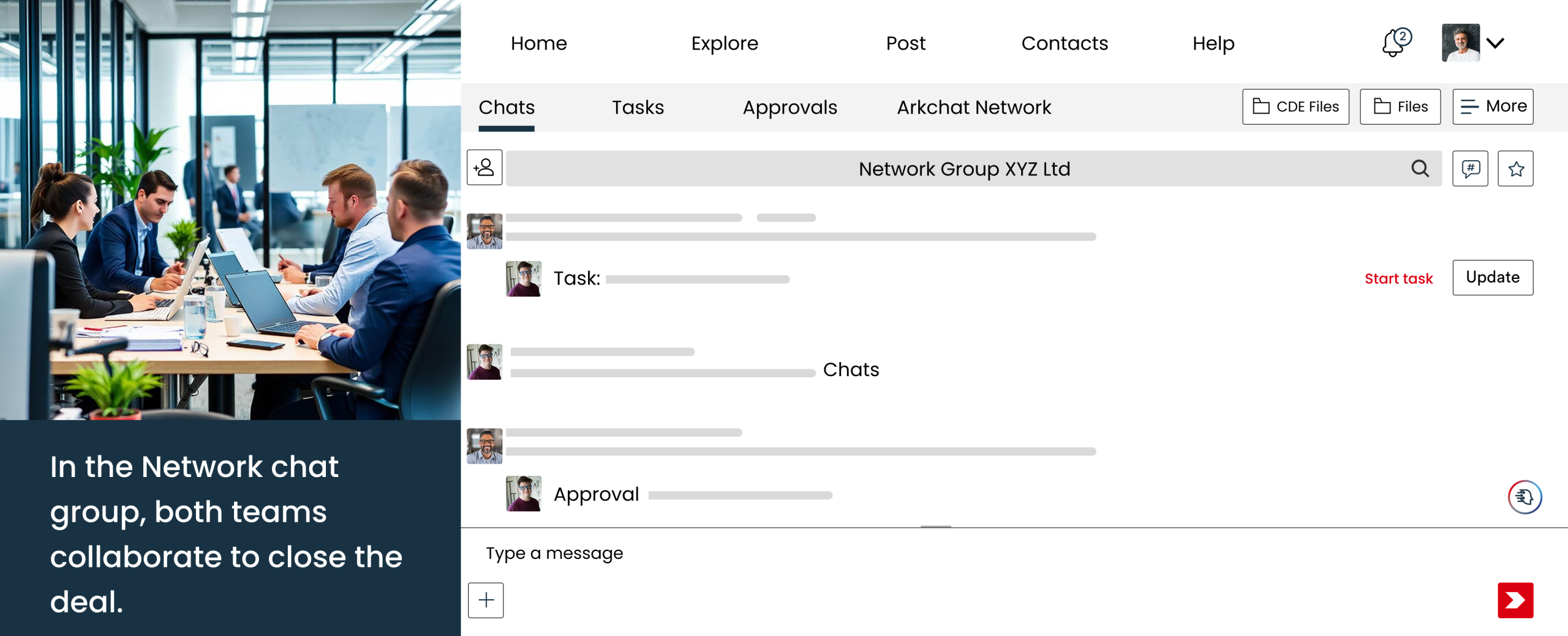 Collaborate beyond the first conversation