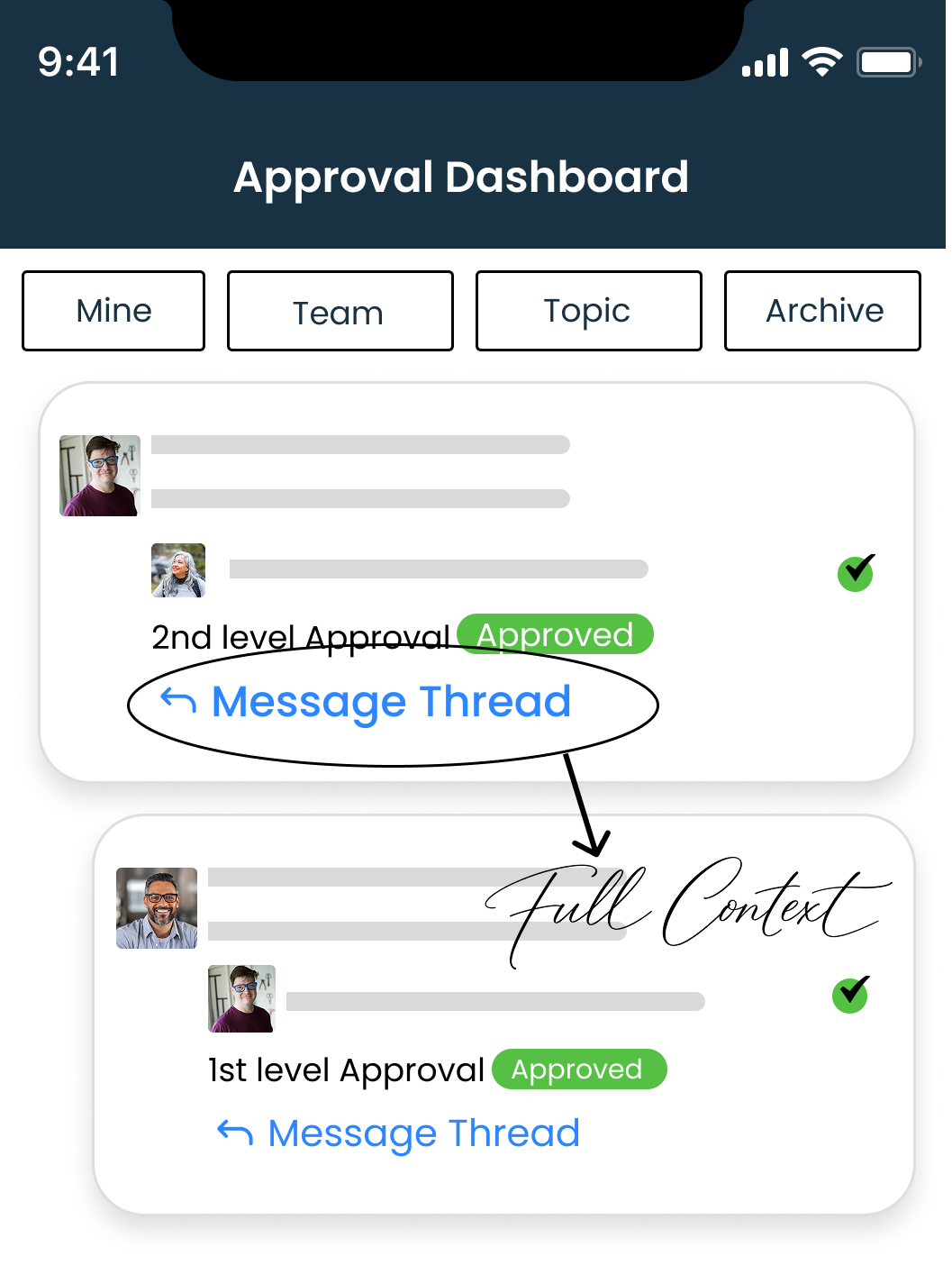 Design changes happen, but responsibility becomes unclear. - Mobile