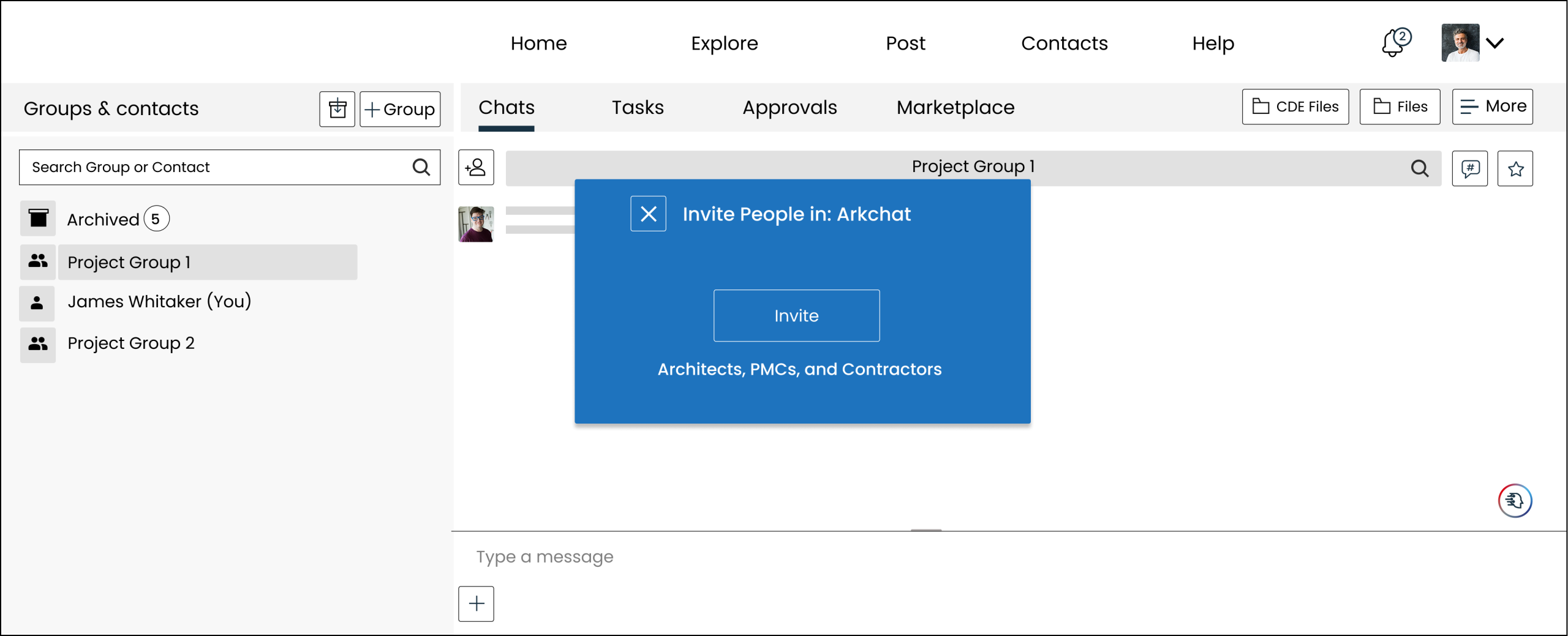 Consultants don’t control the project setup.