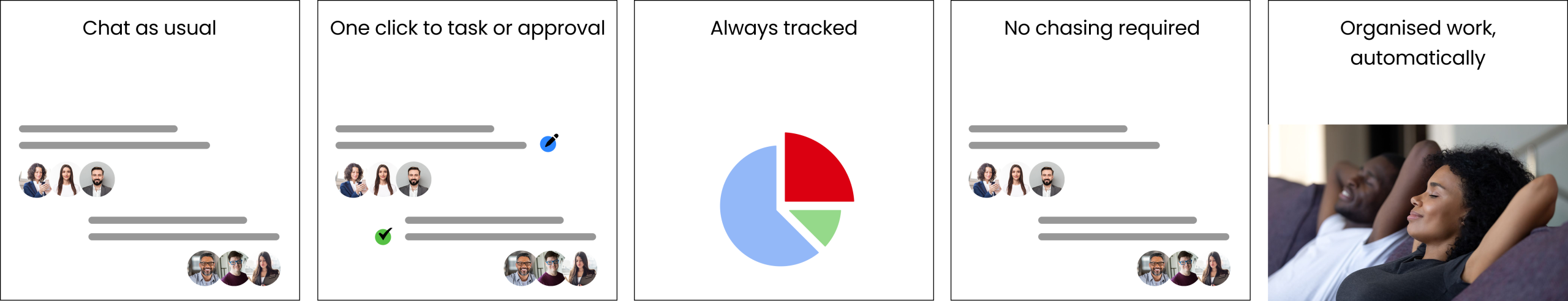 Arkchat turns everyday conversations into organised work - automatically.